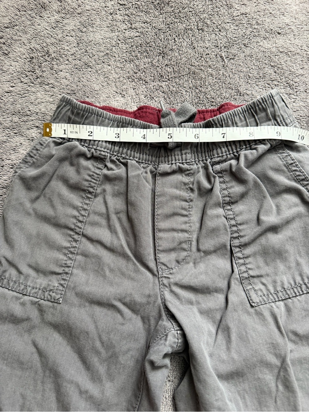 Kids Grey Drawstring Pants - Picture 6 of 9